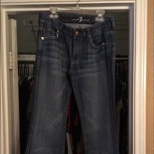 7 for all mankind "A" pocket jeans. Size 27.