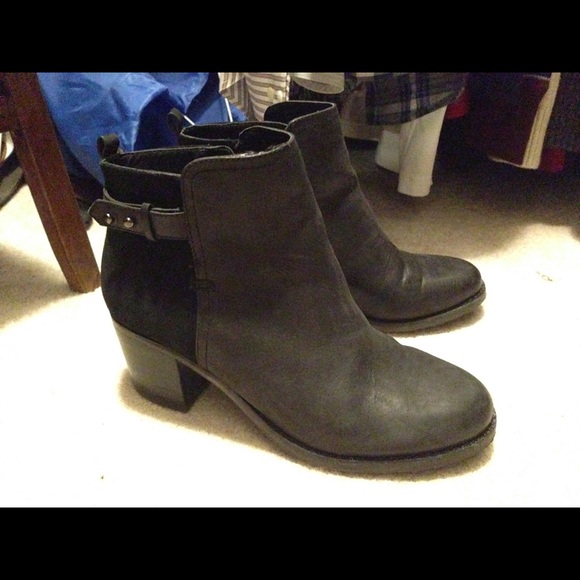 Sperry's Black Booties, Sz 8