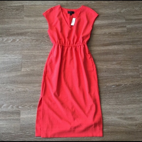 J. Crew perforated dress. NWT Size 0