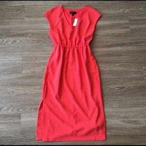J. Crew perforated dress. NWT Size 0