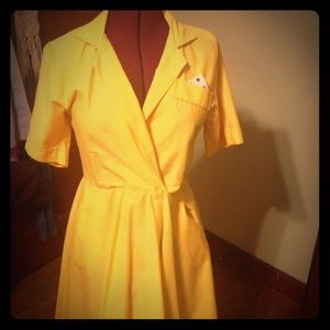 Retro inspired swing dress sz xl