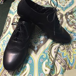 New Without Tags Black Oxfords