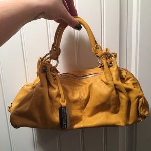 Yellow Nine West purse