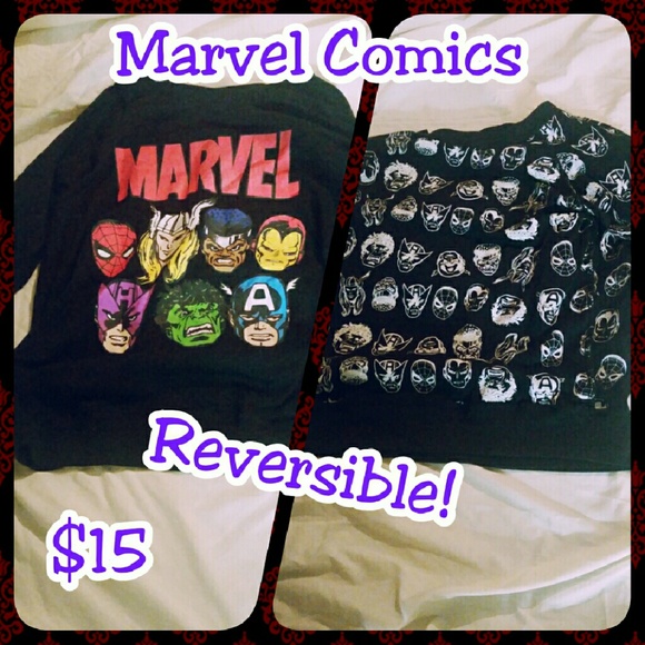 Marvel Comics Reversible Sweatshirt M