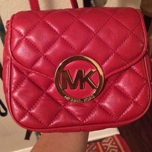 Red Michael Kors Satchel