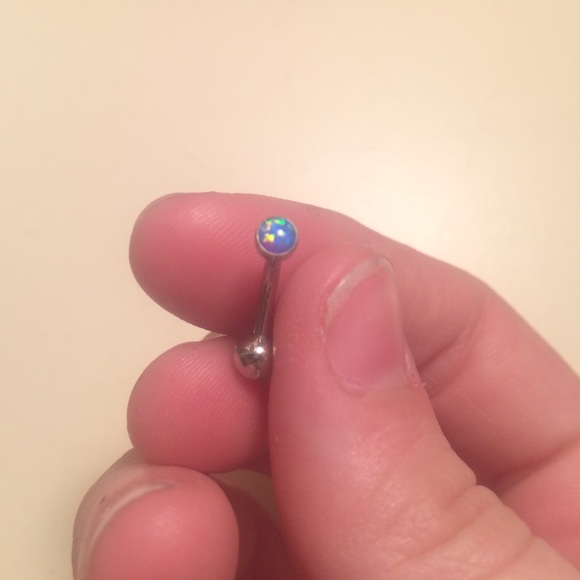 Opal Belly Button Ring