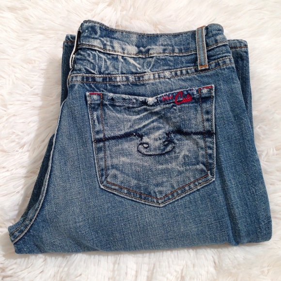 Blue Cult #121 Kate MidRise Flare Leg Denim Jeans