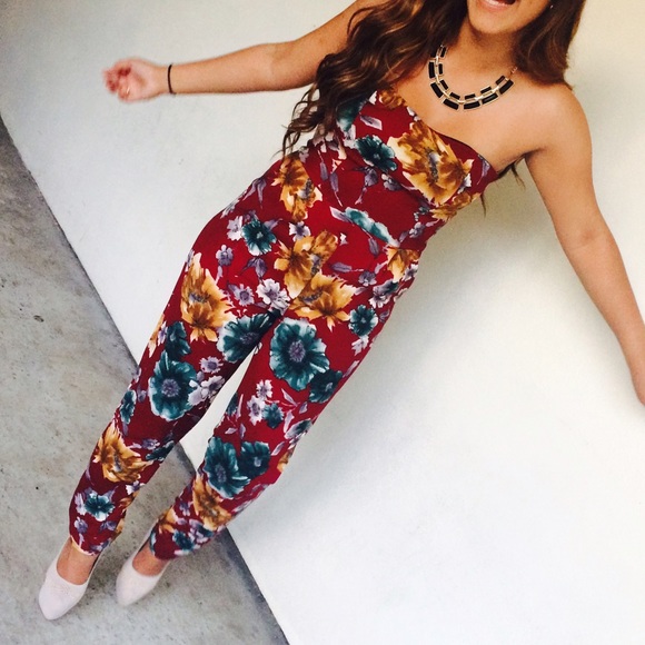 Floral jumpsuit