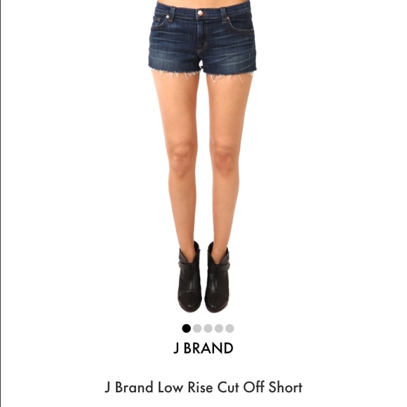 NWOT J Brand Low Rise "Karma" Shorts