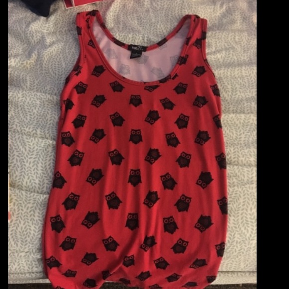 Gorgeous extra small owl tank top