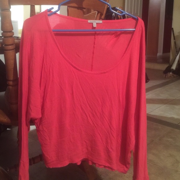 Coral crop top