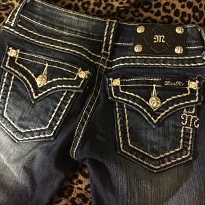 Miss me jewel studded jeans.
