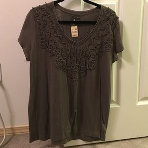 Eddie Bauer- floral T-shirt