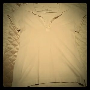 White short sleeve polo!!