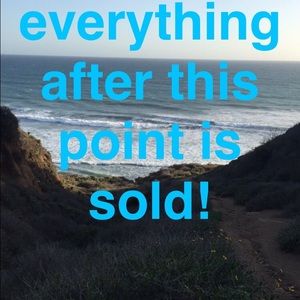 everything after this point is sold!