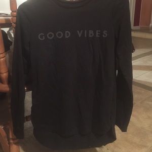 Black boyfriend shirt.