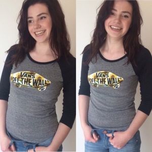 Vans Sunflower Baseball Tee