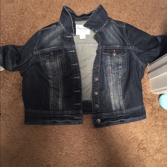 American Rag cropped jean jacket  size OX