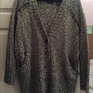 PRESS Oversized Gray Cardigan NWOT