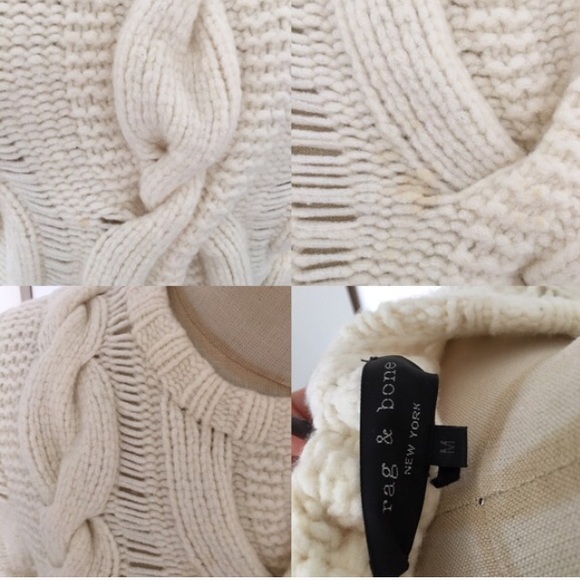 RAG & BONE Chunky Cable-knit Sweater - Picture 3 of 3