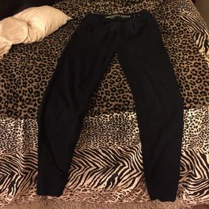 Black American eagle jeggings.