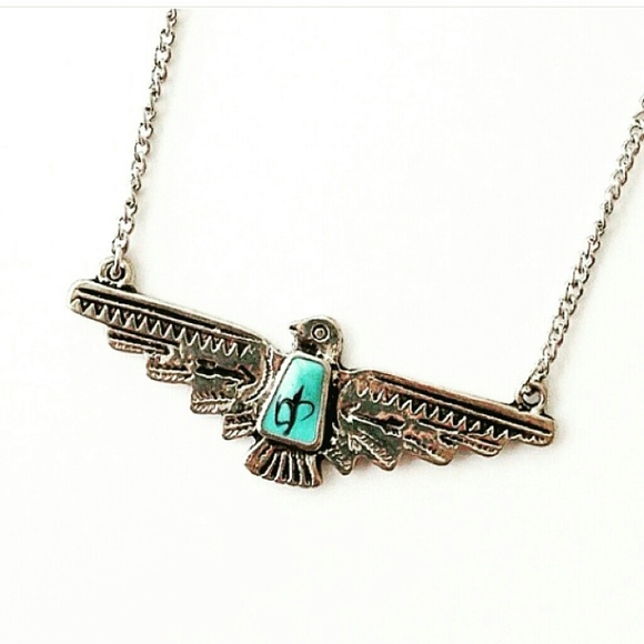 Soaring hawk necklace