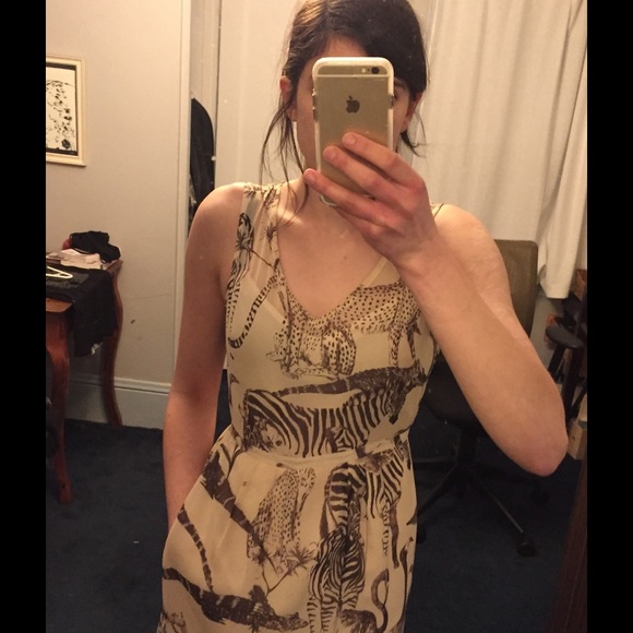 Madewell Safari print dress