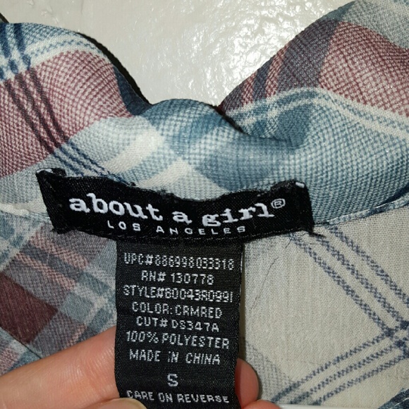 Sheer flannel - Picture 3 of 3