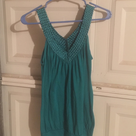 Green dressy top