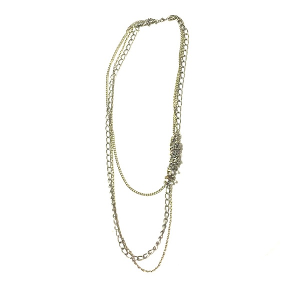 Gold & silver necklace