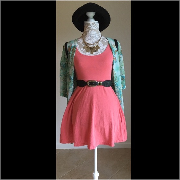 3-1 bundle deal!Charming Charlie dress+kimono+belt