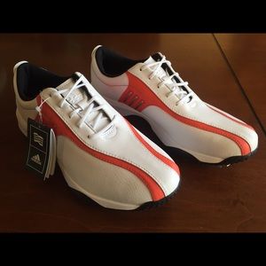 Adidas Women's Golf Shoes 737579 White/Coral 7M
