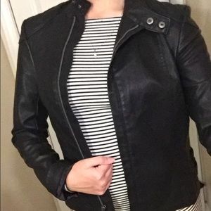 Leather jacket by French connection