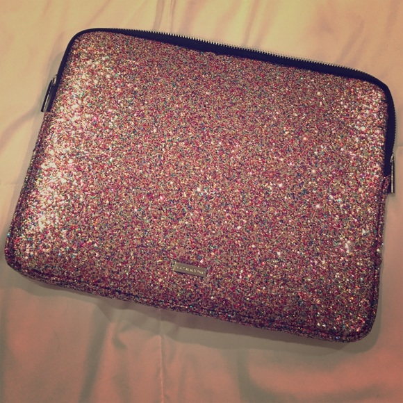 sequin laptop bag