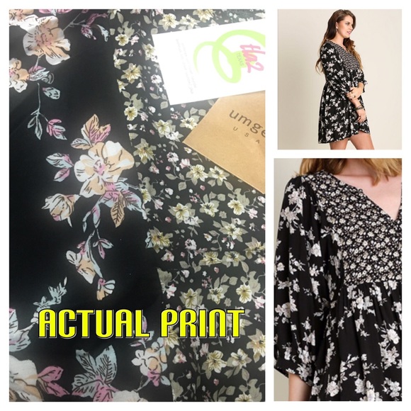 FLORAL BABYDOLL DRESS - Picture 3 of 3