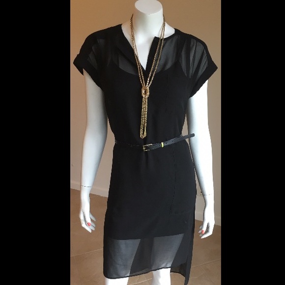 2-1 bundle maddy k sheer dress +mini tank dress