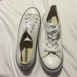 Women's white converse
