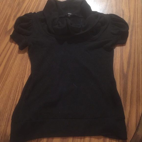 Black turtle neck