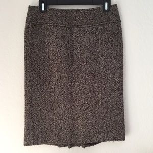 MK Brown/cream wool skirt