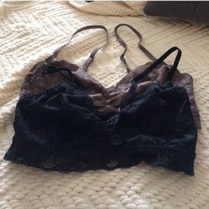 2 Lace Bralettes