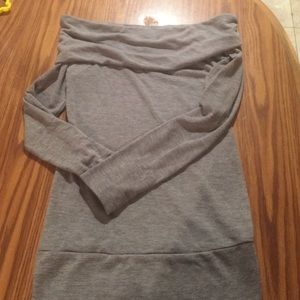 Off the shoulder long sleeve