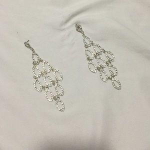 Silver earrings
