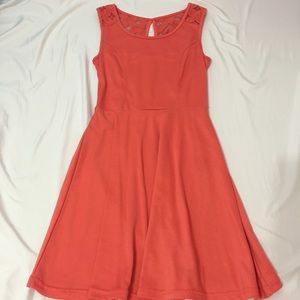 Coral dress