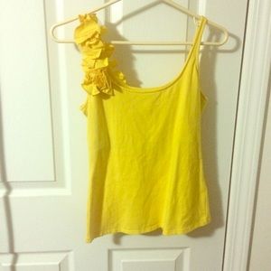Cute yellow tank top