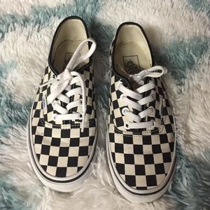 Checkered vans