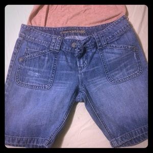 American. Eagle denim Bermuda shorts