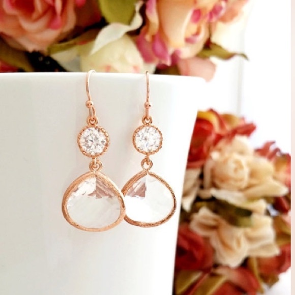 Rose Gold Earrings