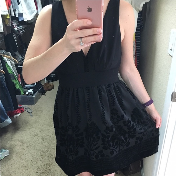 H & M Conscious collection size 8 black  dress