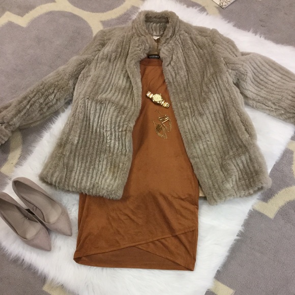 Vintage faux fur coat