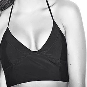 Black crop top